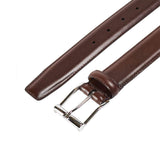Ceinture en cuir marron foncé Crockett & Jones