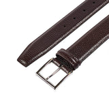 Ceinture en cuir grainé Crockett & Jones