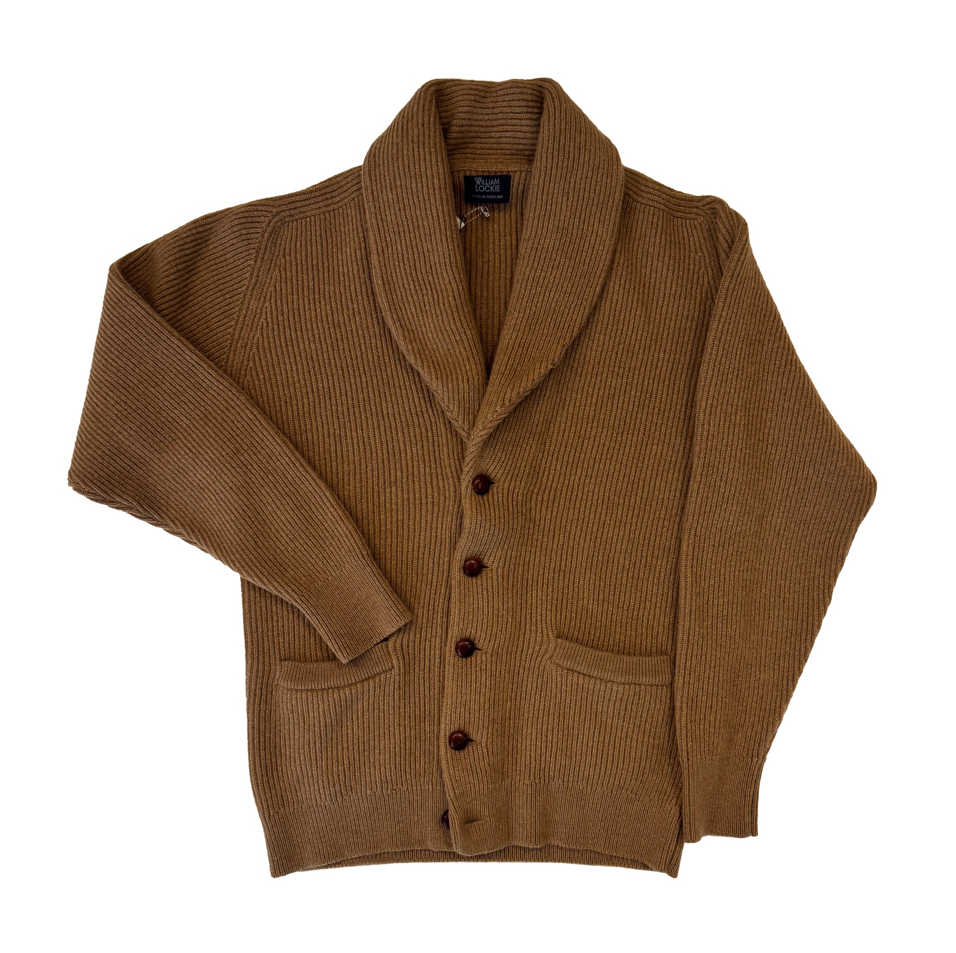 W. Lockie camel hair shawl