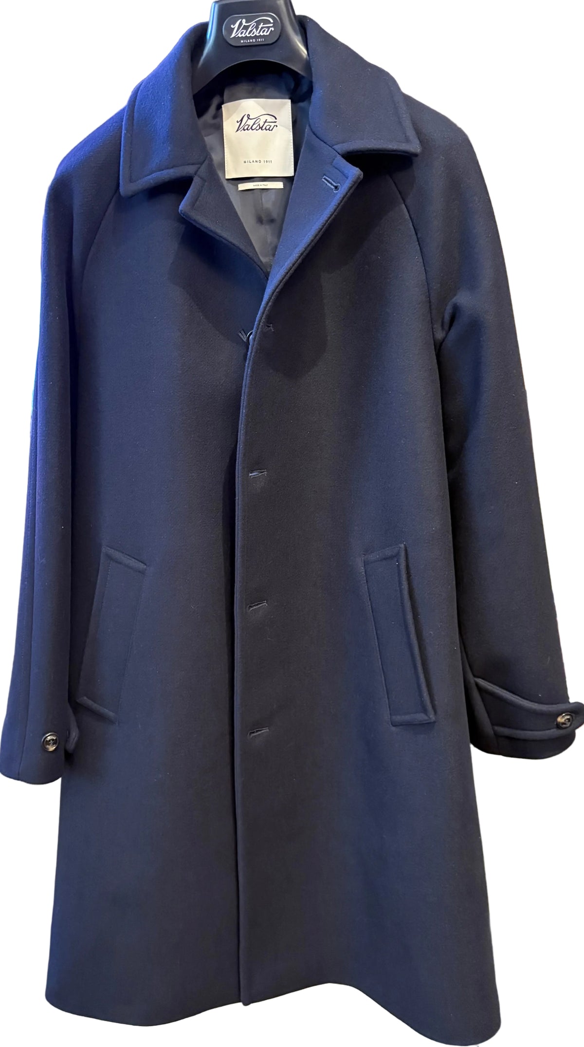Vittorio Raglan Overcoat Lined Valstar Milano