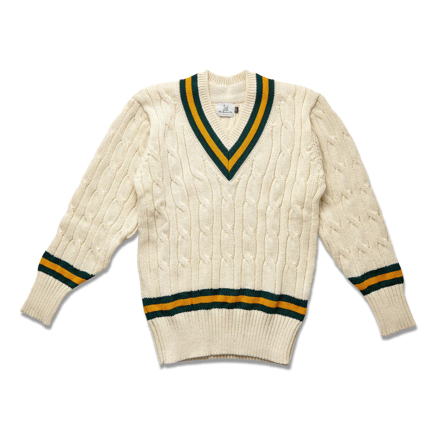 Fox flannel cricket sweater