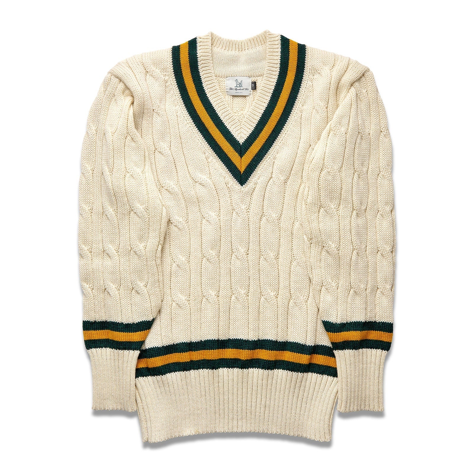 Fox flannel cricket sweater